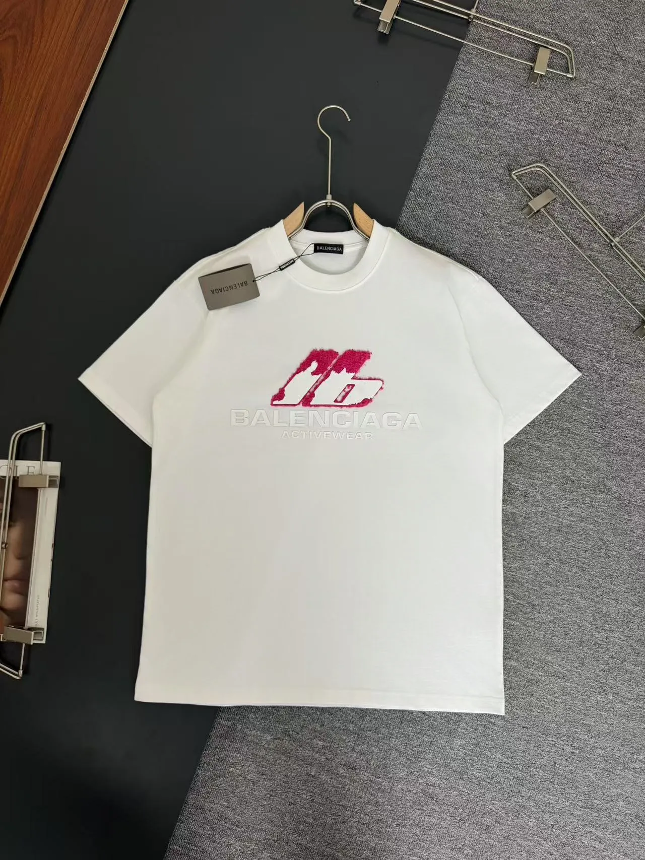 Balenciaga* *320g t Breathable logo New Arrival t ， ， Versatile ：Black White Sizes：S M L XL XXL